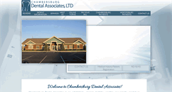 Desktop Screenshot of chambersburgdentistry.com